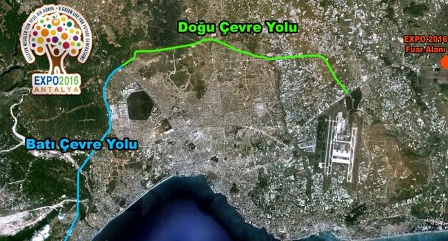 Batı Çevre Yolu Planı - Antalya 